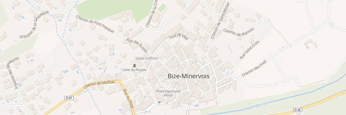 Plan du 6 Rue de Culot à Bize-Minervois