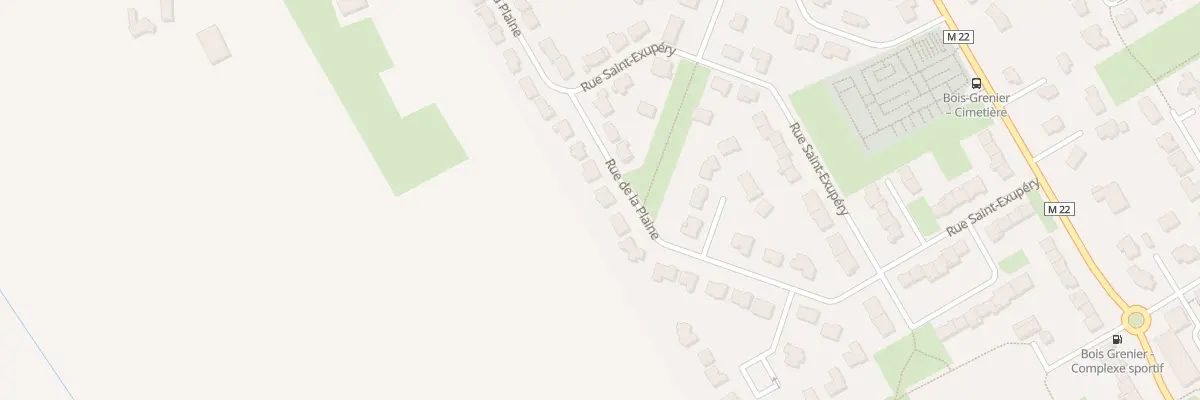 Plan du 30 Rue de la Plaine à Bois-Grenier