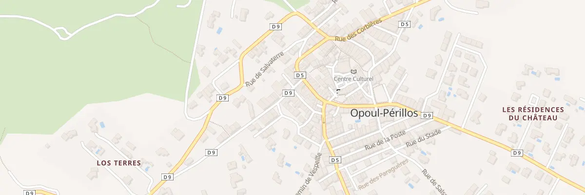 Plan du 267 Le Village à Opoul-Périllos