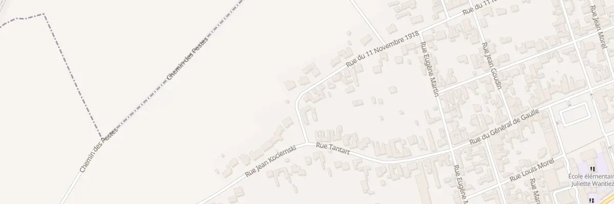 Plan du 80 Rue du 11 Novembre à Annay