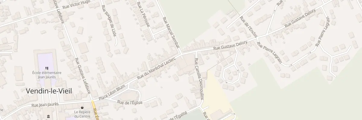 Plan du 24B Rue du Marechal Leclerc à Vendin-le-Vieil