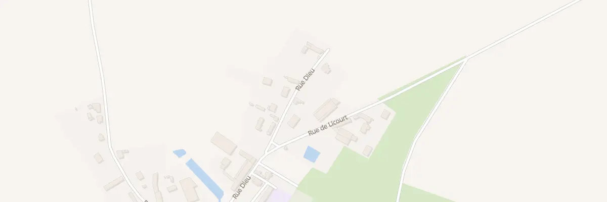 Plan du 10 Rue Dieu à Hypercourt