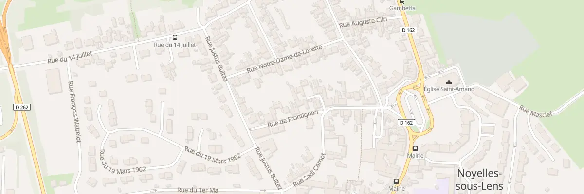 Plan du 37 Rue de Frontignan à Noyelles-sous-Lens
