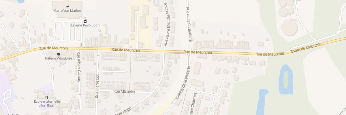 Plan du 160 Rue de Meurchin à Wingles