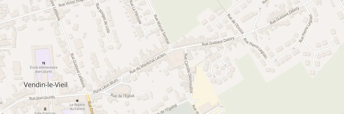 Plan du 24C Rue du Marechal Leclerc à Vendin-le-Vieil