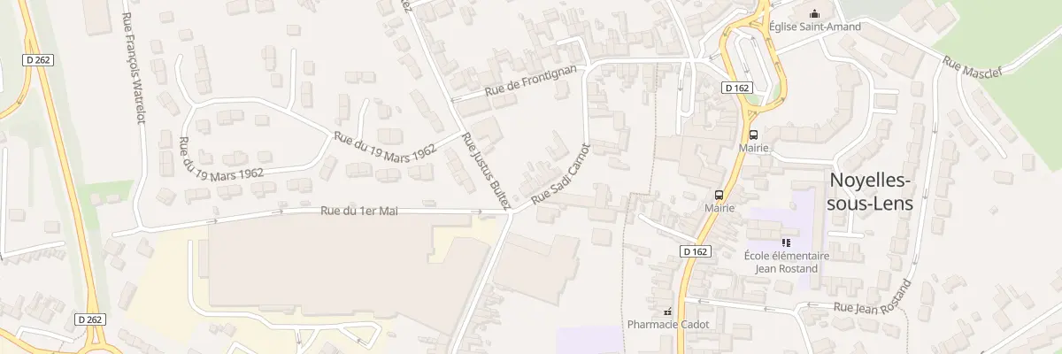Plan du 253 Rue Sadi Carnot à Noyelles-sous-Lens
