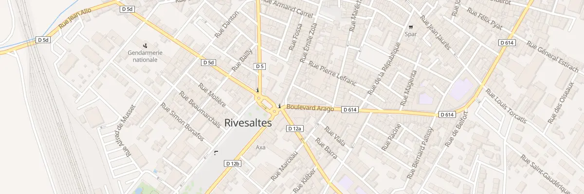 Plan du 67 Rue Emile Zola à Rivesaltes