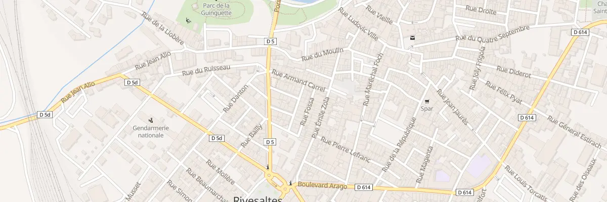 Plan du 3 Rue Lafayette à Rivesaltes