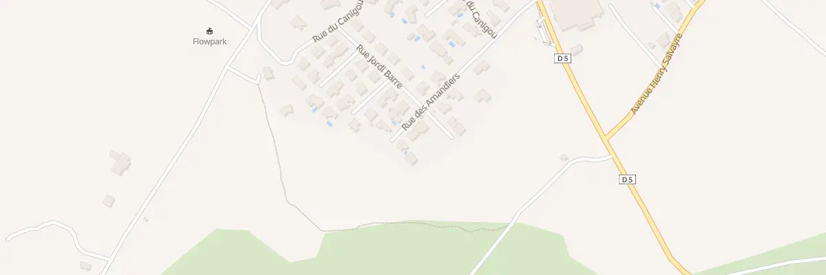 Plan du 15 Rue Amandiers à Opoul-Périllos
