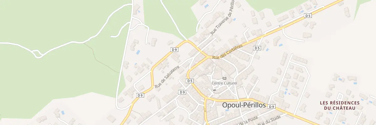 Plan du 8 Rue des Roches à Opoul-Périllos