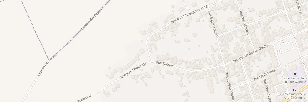 Plan du 29 Rue Tantart à Annay