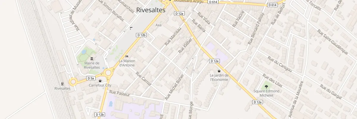 Plan du 15 Rue Kléber à Rivesaltes