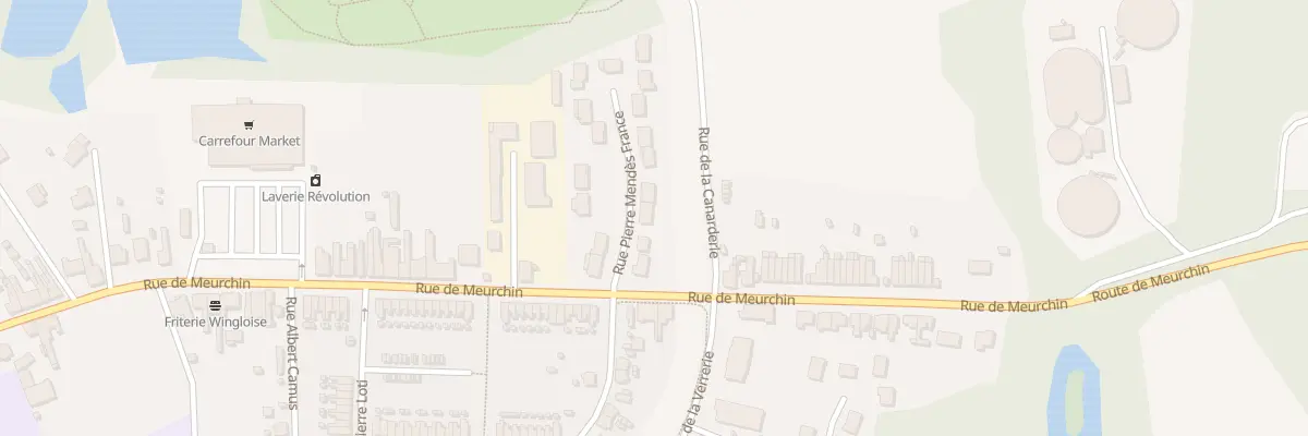 Plan du 6 Rue Mendes France à Wingles