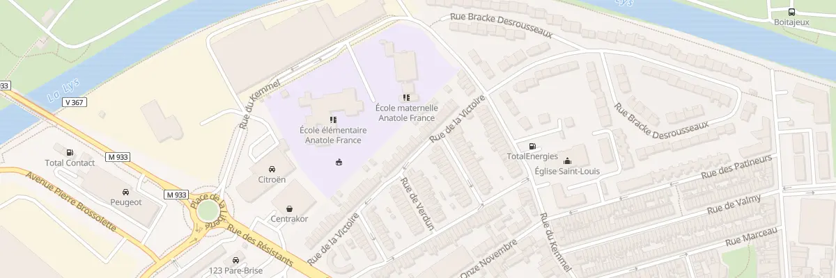 Plan du 24 Rue de la Victoire à Armentières