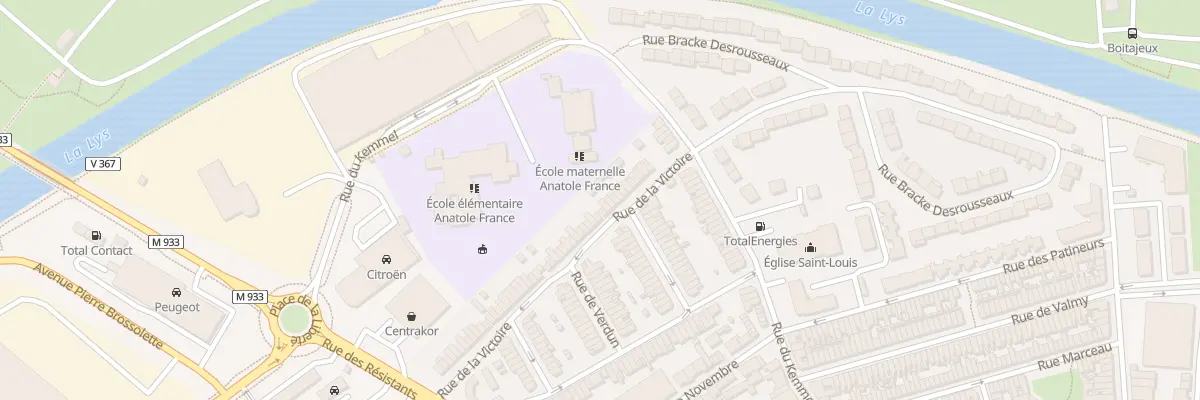 Plan du 22 Rue de la Victoire à Armentières
