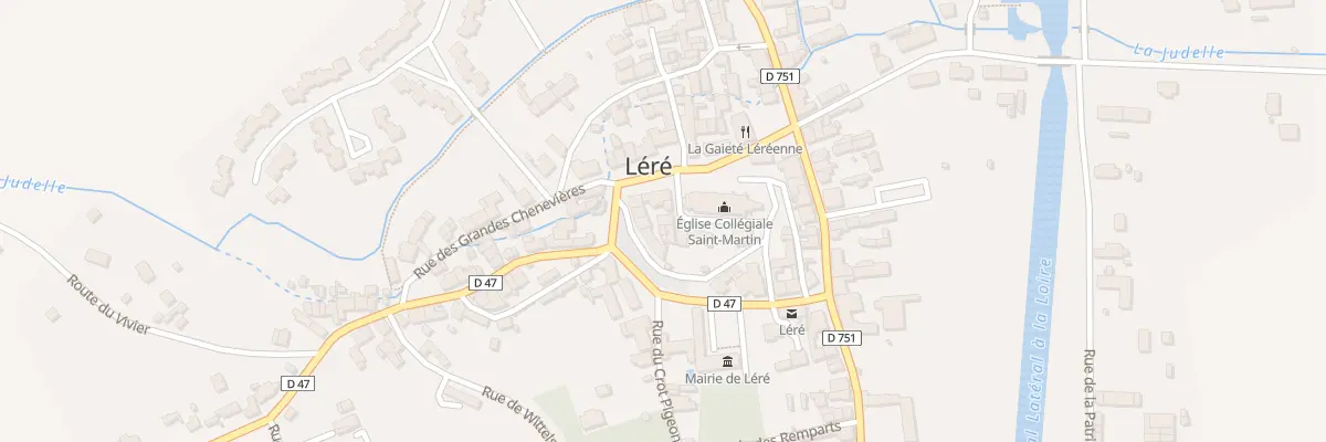 Plan du 4 Rue de la Collegiale St Martin à Léré