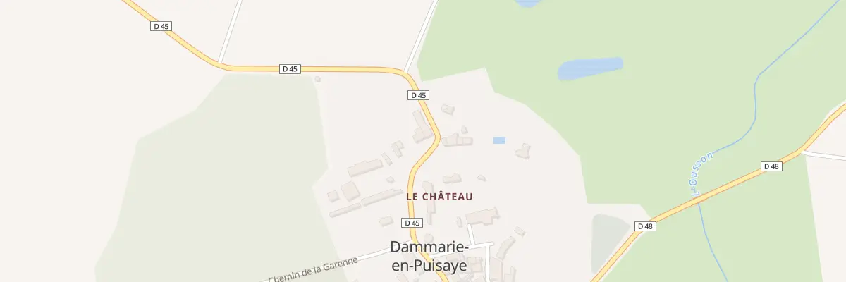 Plan du 11 Rue du Donjon à Dammarie-en-Puisaye