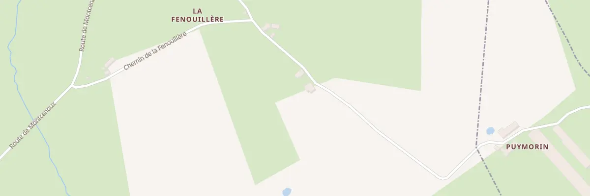 Plan du 5529 La Fenouillere à Villefranche-d’Allier