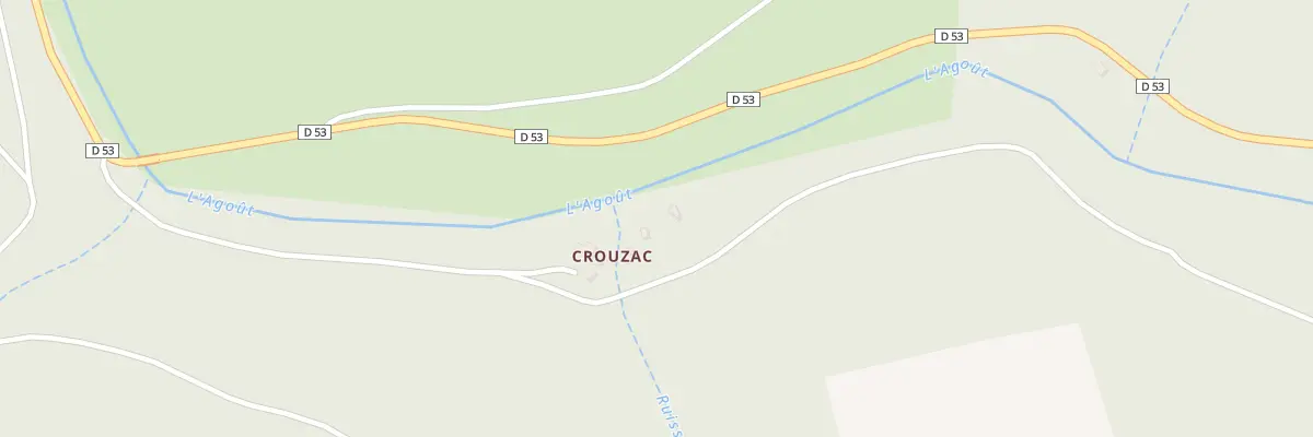 Plan du 5150 Crouzac et Travers Del Fan à Cambon-et-Salvergues