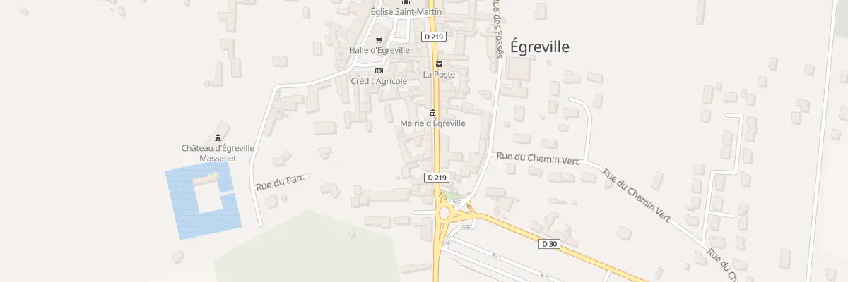 Plan du 40 Rue St Martin à Égreville