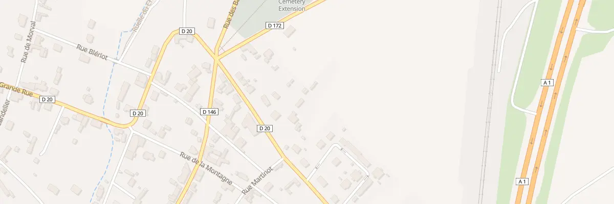 Plan du 26 Rue de Péronne à Combles