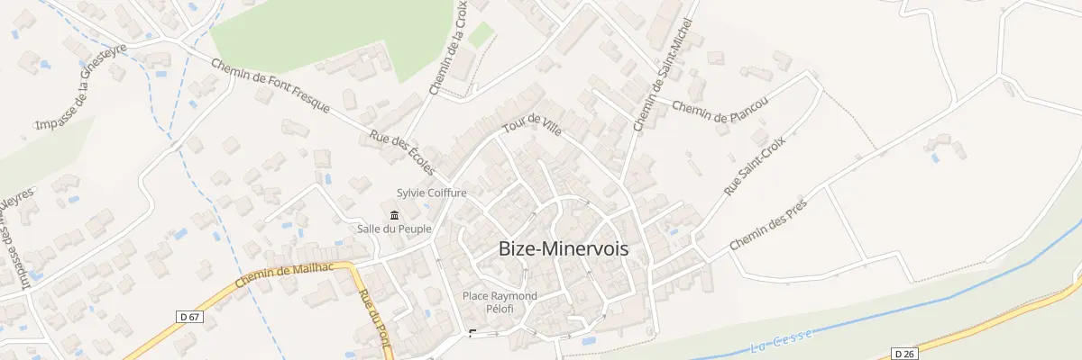 Plan du 5 Imp de la Tindello à Bize-Minervois