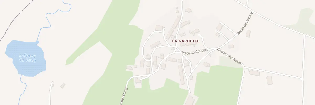 Plan du 61 Rue de la Rava à Olby