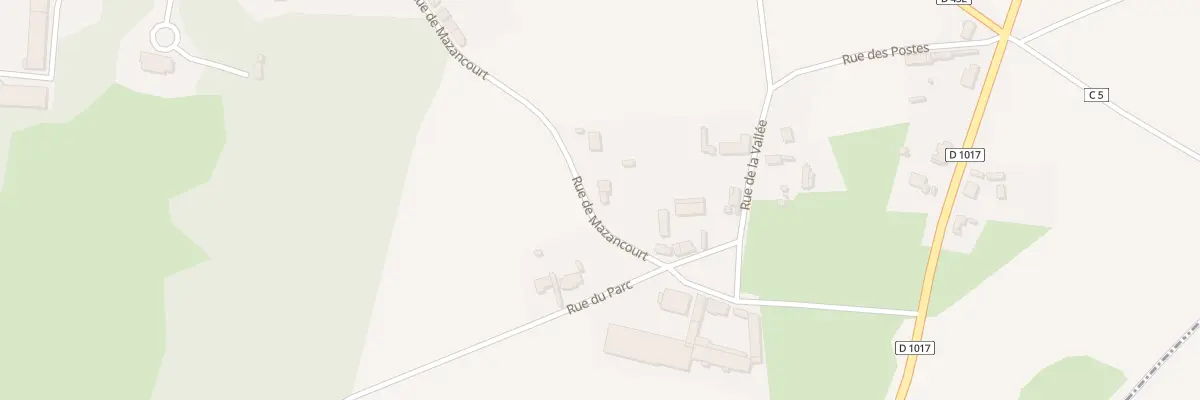 Plan du 2 Rue de Mazancourt à Fresnes-Mazancourt