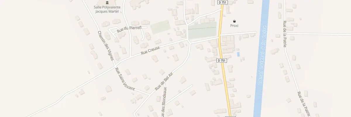 Plan du 2 Rue de Bel Air à Léré
