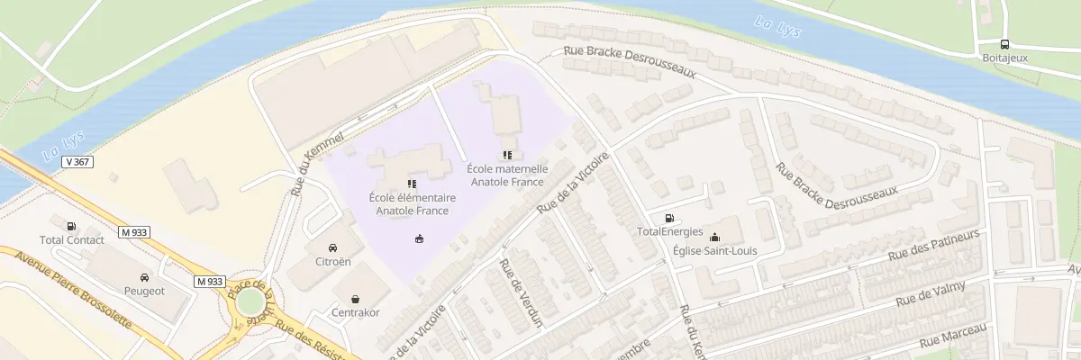 Plan du 14 Rue de la Victoire à Armentières