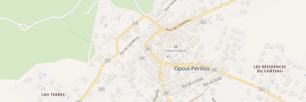 Plan du 121 Le Village à Opoul-Périllos