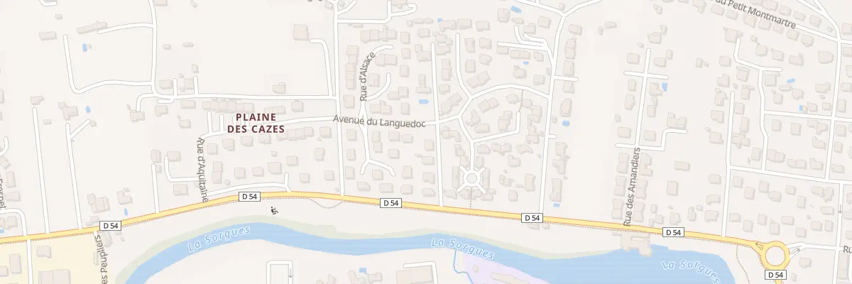 Plan du 7 Rue de la Plaine des Cazes à Saint-Affrique