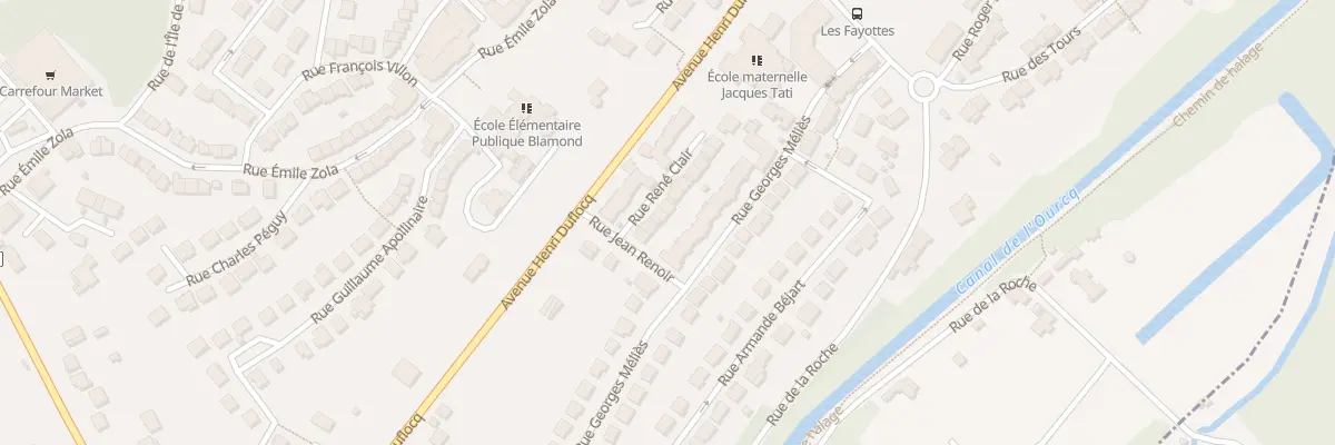 Plan du 6 Rue Rene Clair à Crégy-lès-Meaux