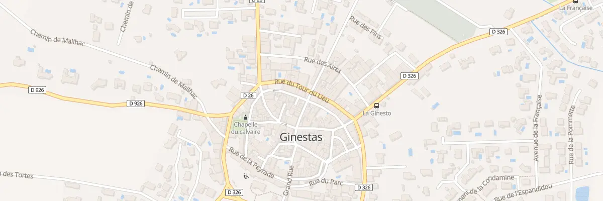 Plan du 5 Rue des Remparts à Ginestas