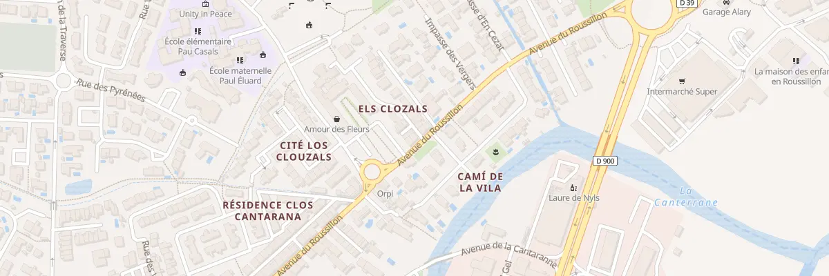 Plan du 2 Imp Los Clouzals à Pollestres