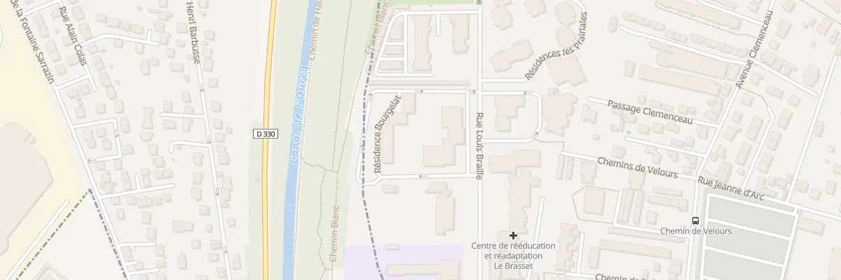 Plan du 25 Rue Louis Braille à Meaux