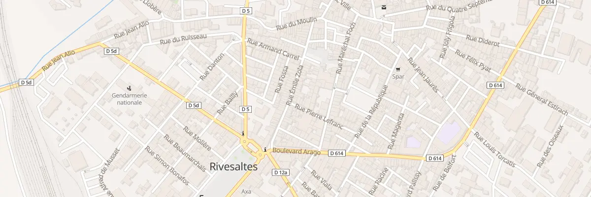 Plan du 41 Rue Emile Zola à Rivesaltes