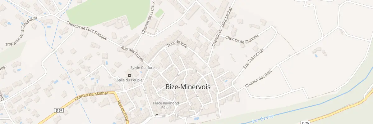 Plan du 8 Imp de la Tindello à Bize-Minervois