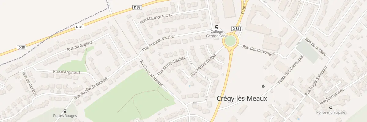 Plan du 12 Rue Sidney Bechet à Crégy-lès-Meaux