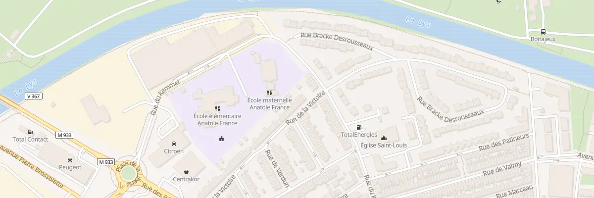 Plan du 6 Rue de la Victoire à Armentières