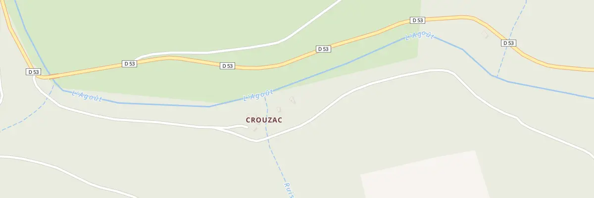 Plan du 5151 Crouzac et Travers Del Fan à Cambon-et-Salvergues