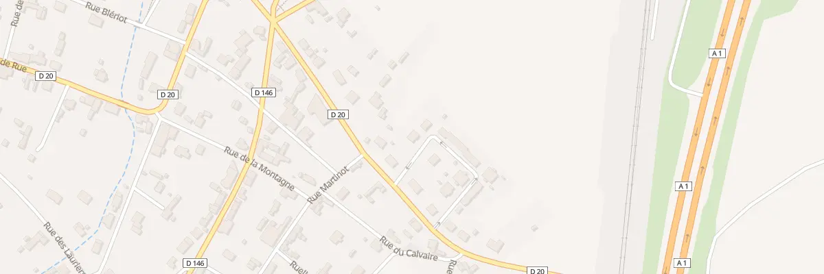 Plan du 1 Rue des Pommiers à Combles