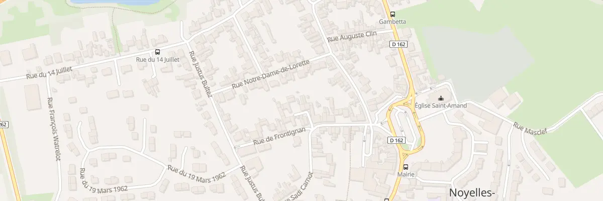Plan du 129 Rue Sadi Carnot à Noyelles-sous-Lens