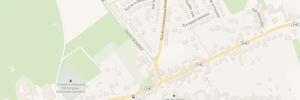 Plan du 1 Rue de la Reine des Pres à Fampoux