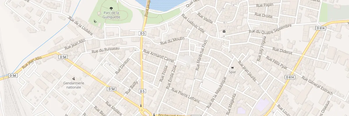 Plan du 16B Rue Emile Zola à Rivesaltes