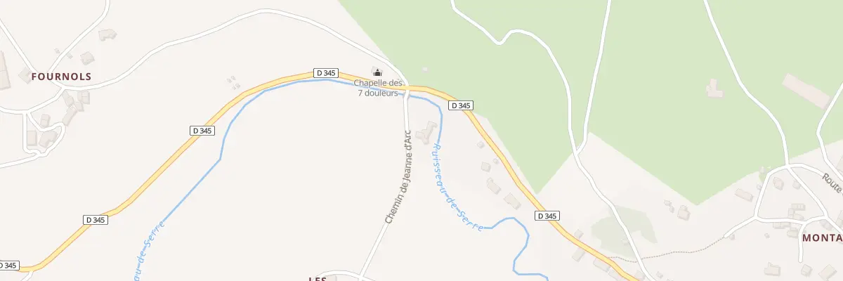 Plan du 5125 Resuenhe à Palmas d’Aveyron
