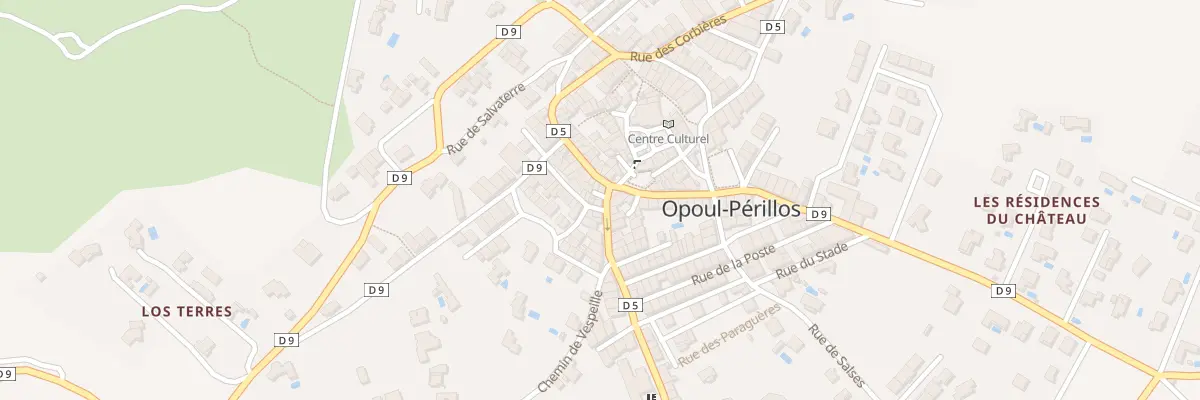 Plan du 249 Le Village à Opoul-Périllos