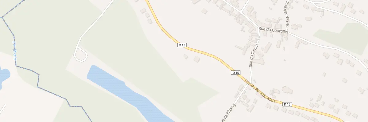 Plan du 85 Rue du Pont du Matz à Machemont