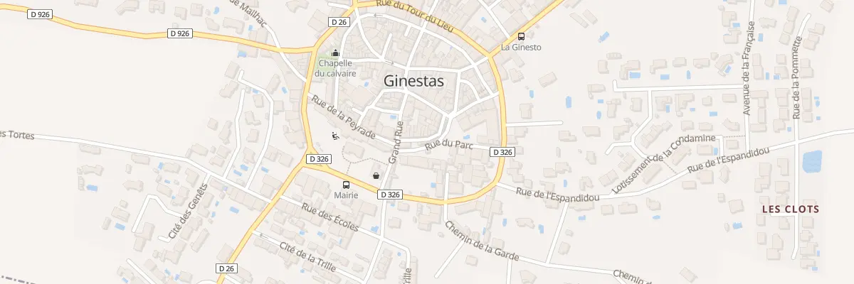 Plan du 1 Rue du Parc à Ginestas