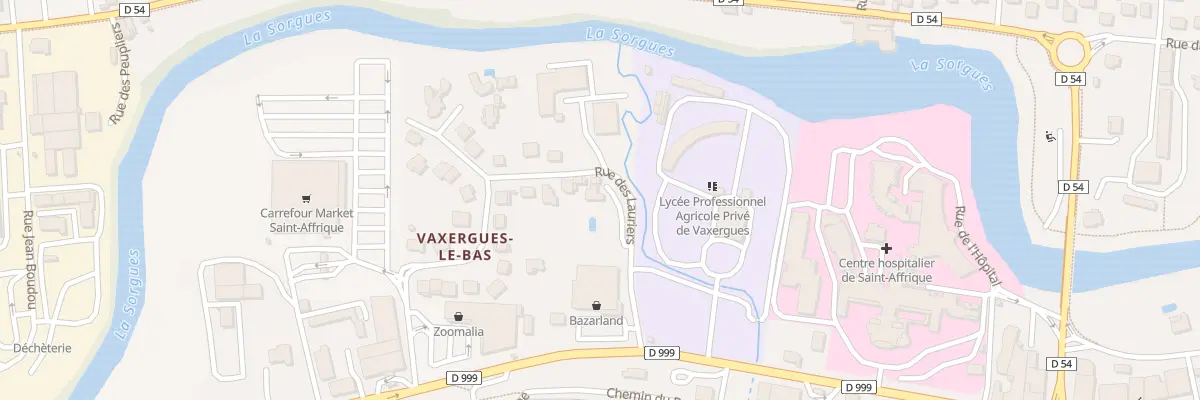 Plan du 3 Rue des Lauriers à Saint-Affrique